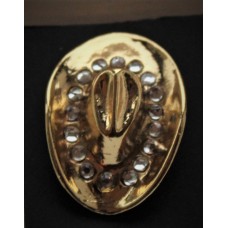 Gold Cowboy Lapel/Hat Pin